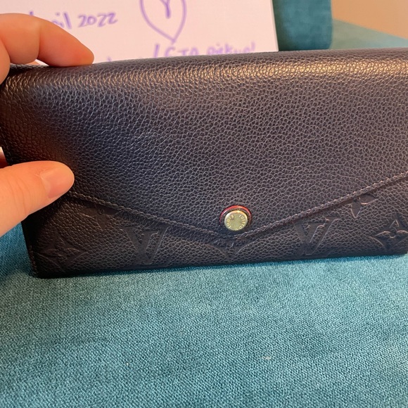 BLUE MONOGRAM EMPREINTE SARAH - Picture 5 of 14